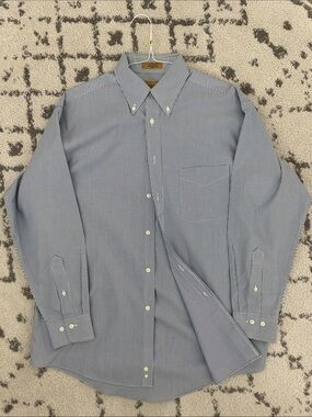 Men's Button-Down Dress Shirt in Light Blue